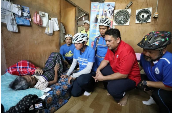 kayuhan amal perangsang selangor santuni masyarakat asnaf