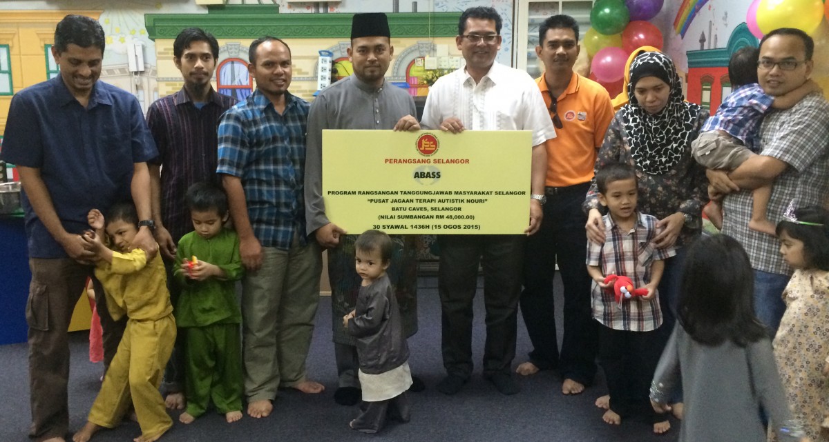 Perangsang Selangor Contributes RM48,000 As Assistance To 20 Autism Children